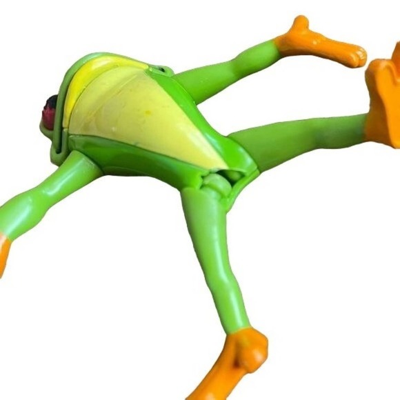 Vintage Rainforest Cafe Animal Figures Toys lot 7 Posable Frog Ape Alligator RFC - Picture 13 of 13